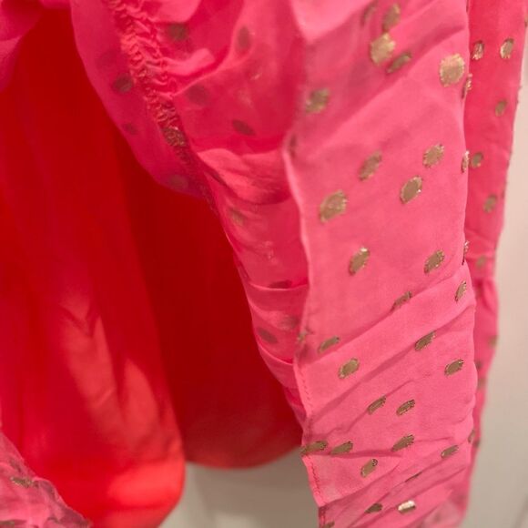 Lilly Pulitzer Chianna Silk Belted Mini Dress in Coral Sands.Size 4 - Picture 12 of 16